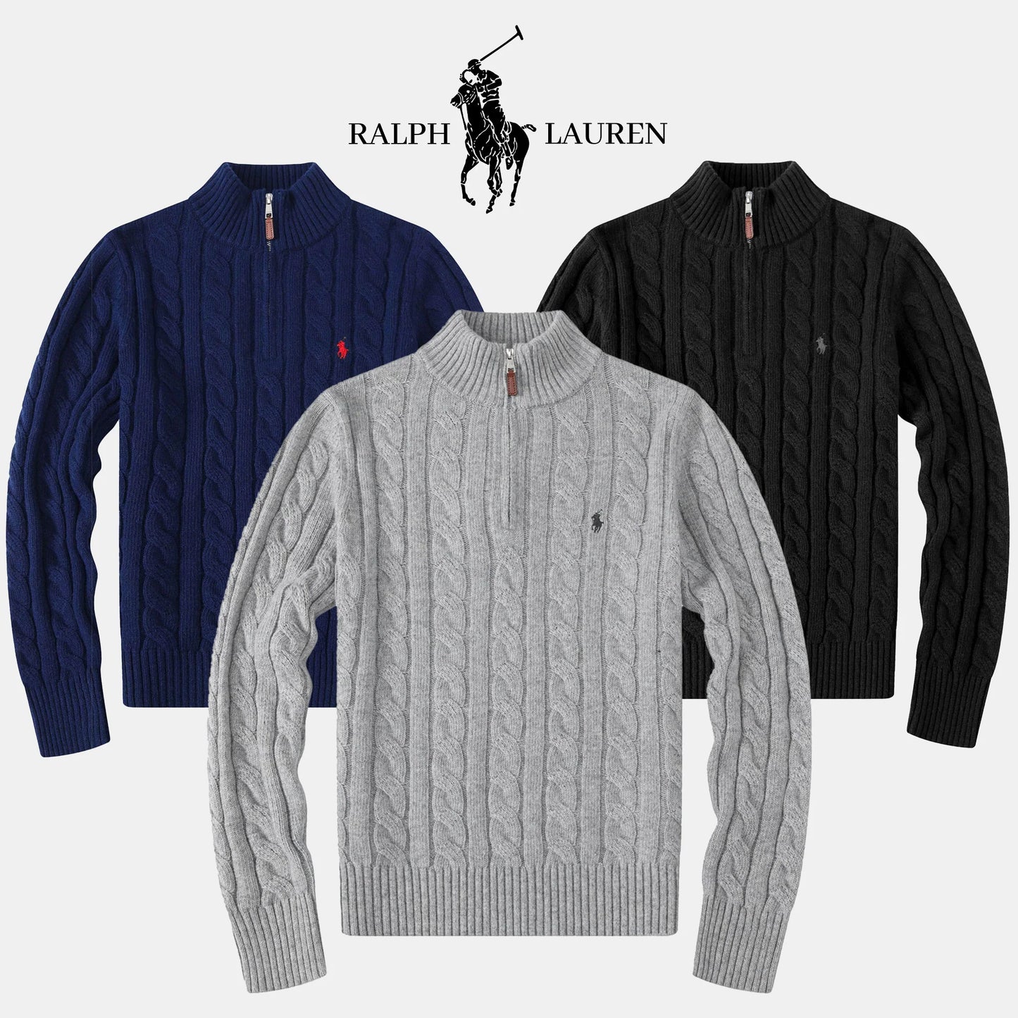 RL Cashmere Cable Sweater (CLEARANCE)