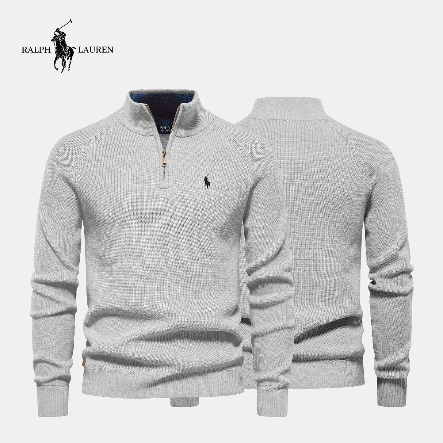 R&L Zip Neck Sweater (CLEARANCE) - Limited Stock